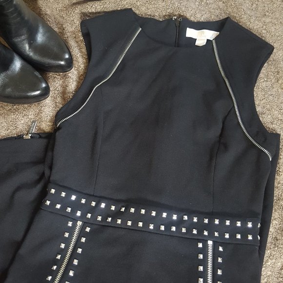 MICHAEL KORS Pyramid stud sleeveless dress -Medium - Picture 9 of 11